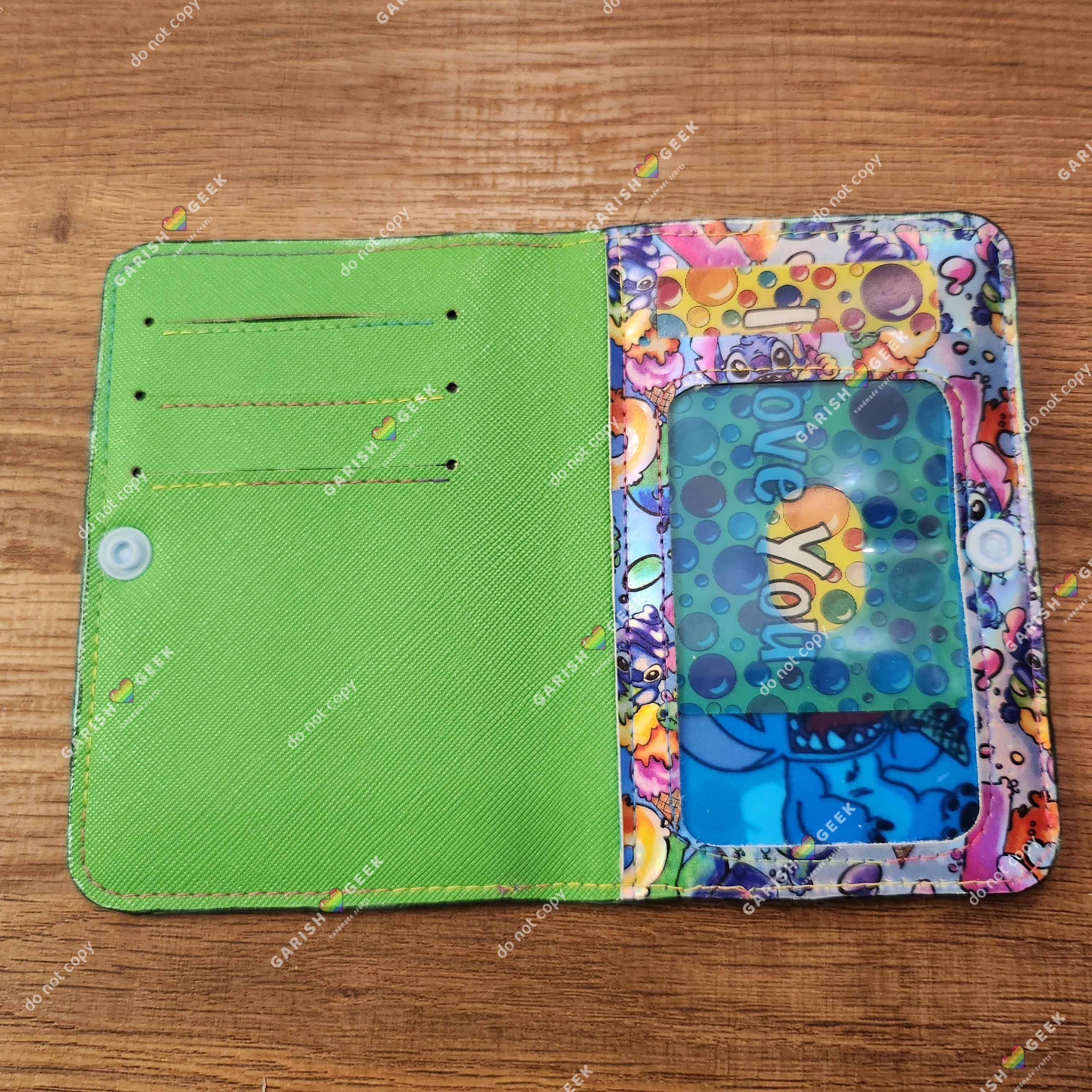 Holo Stitch Ice Cream Love La Chiquita Wallet Garish Geek