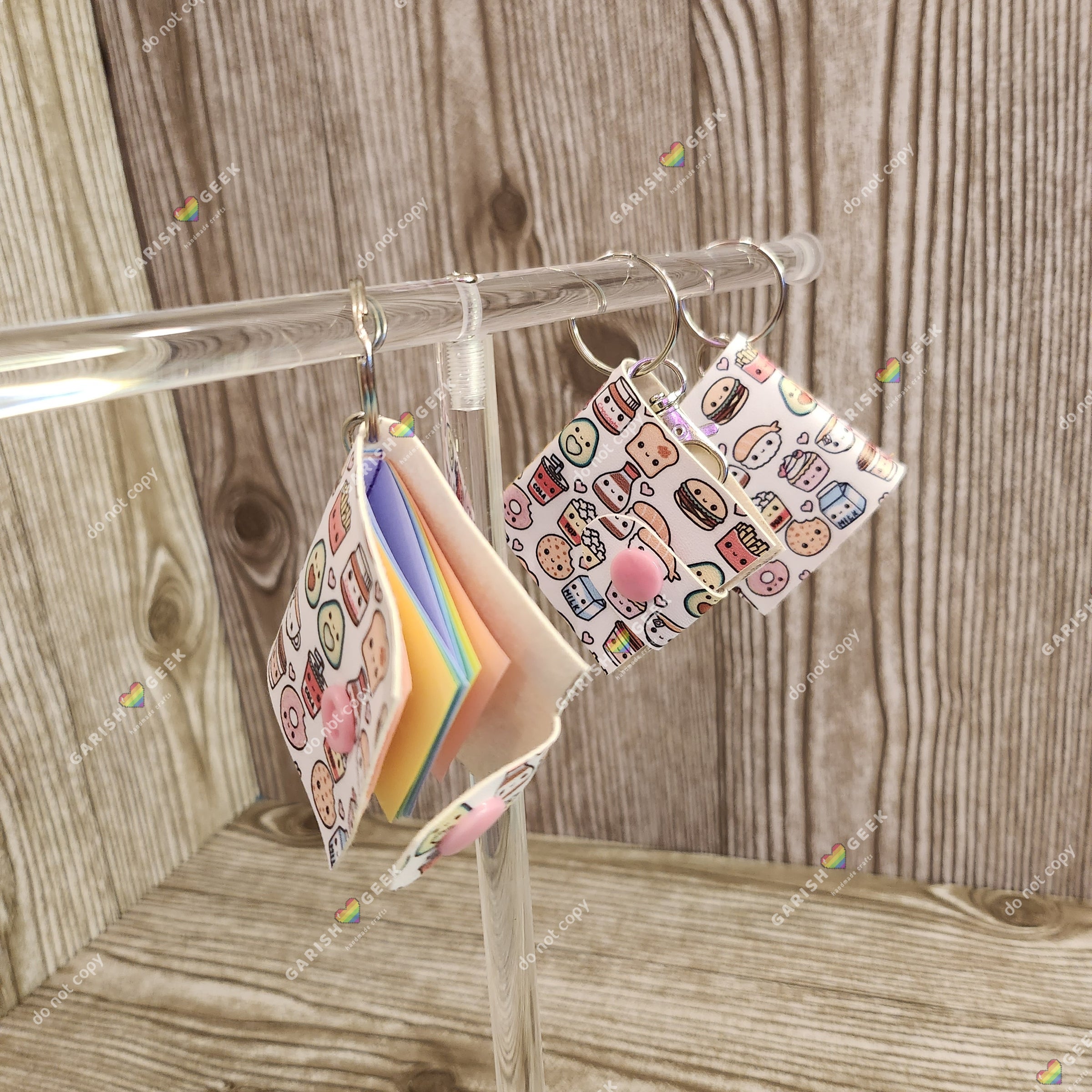 Keychain Note Books Mini Keychain Notebooks | Garish Geek