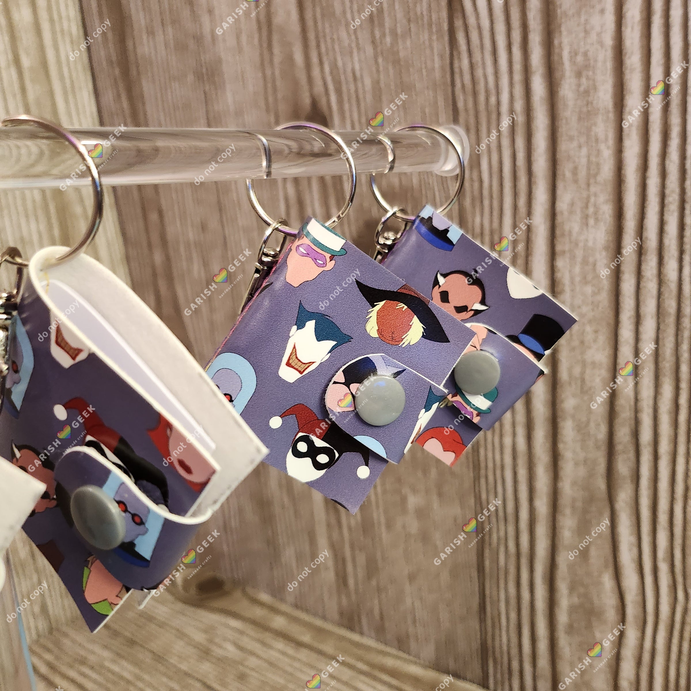 Keychain Note Books Mini Keychain Notebooks | Garish Geek