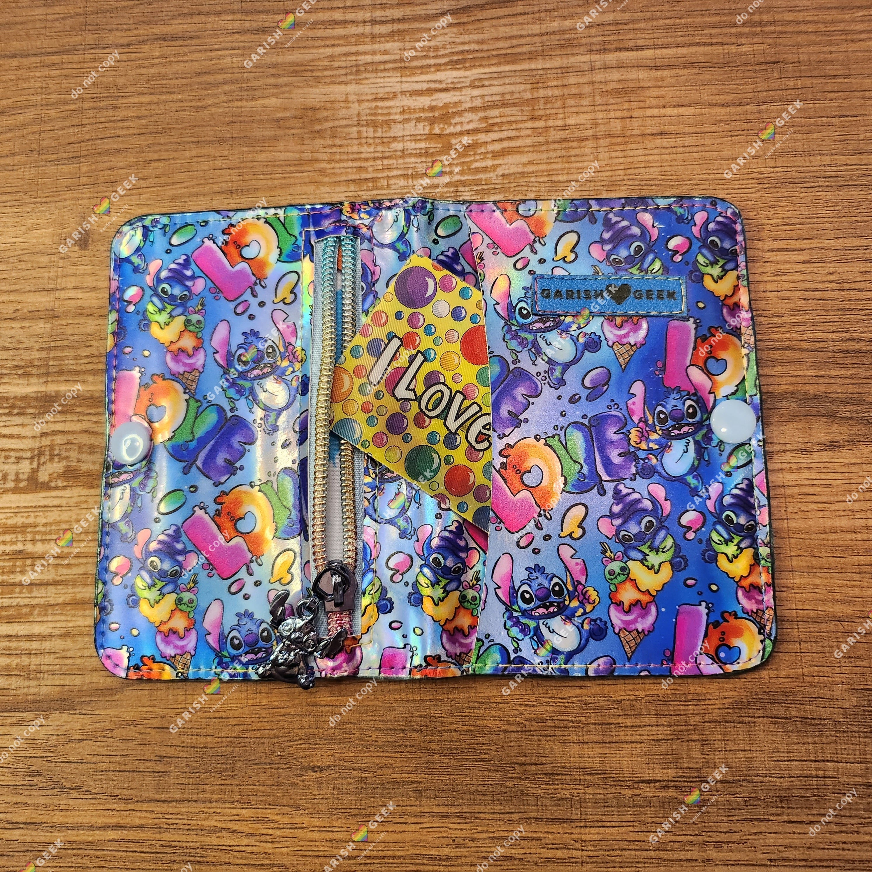 Holo Stitch Ice Cream Love La Chiquita Wallet